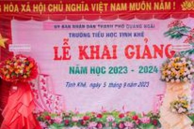 KHAI GIẢNG NĂM HỌC 2023 – 2024